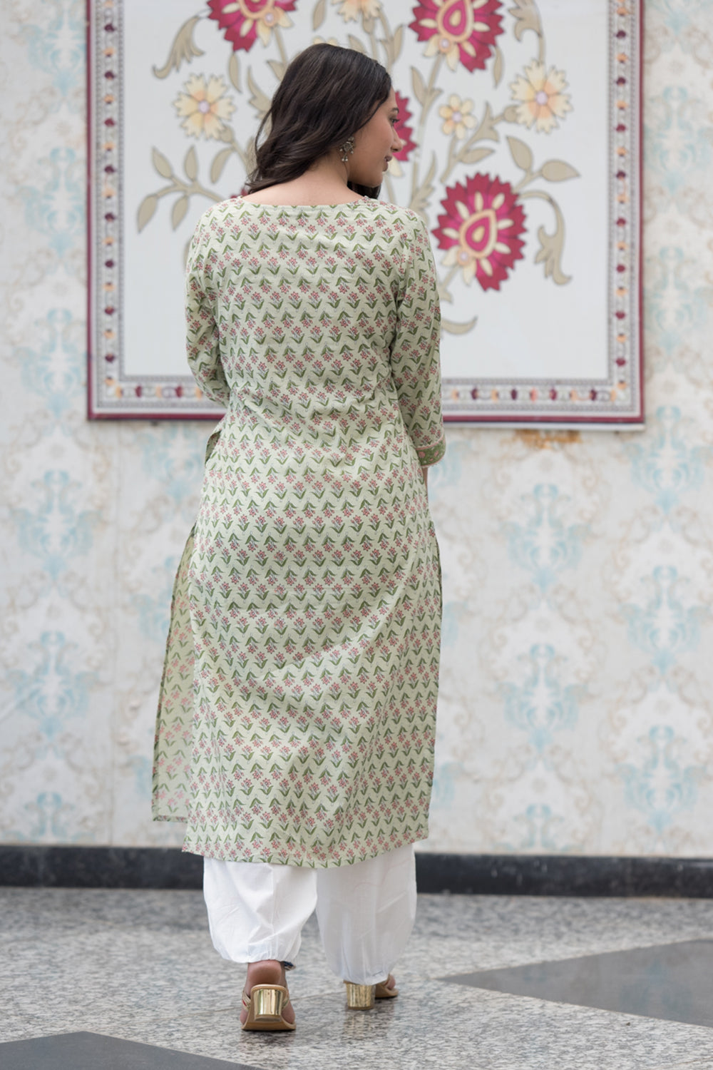 Fern Bud Cotton Kurta 2 (6846742823011)