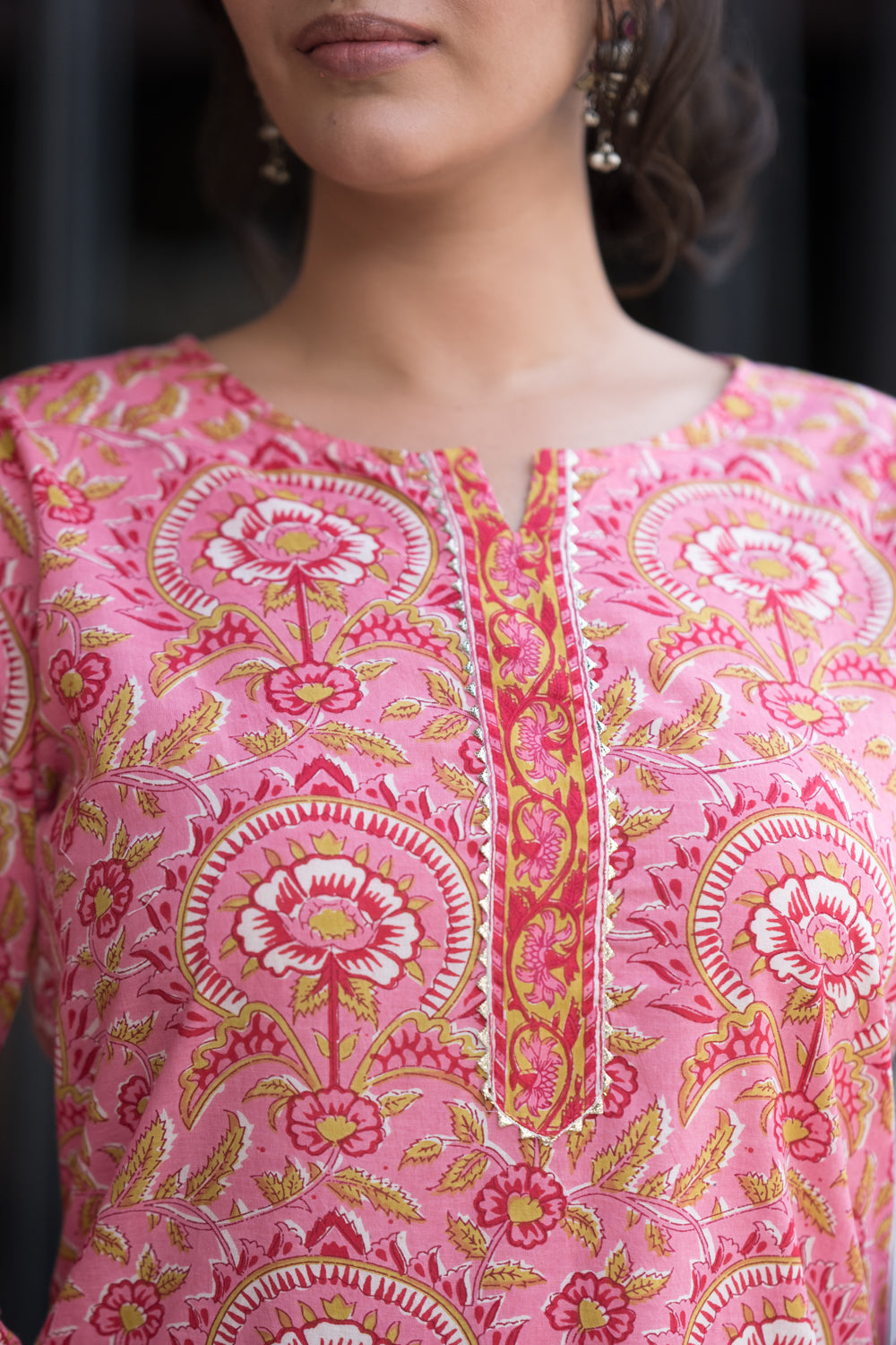 Pink Blush Cotton Kurta 2 (6846743085155)