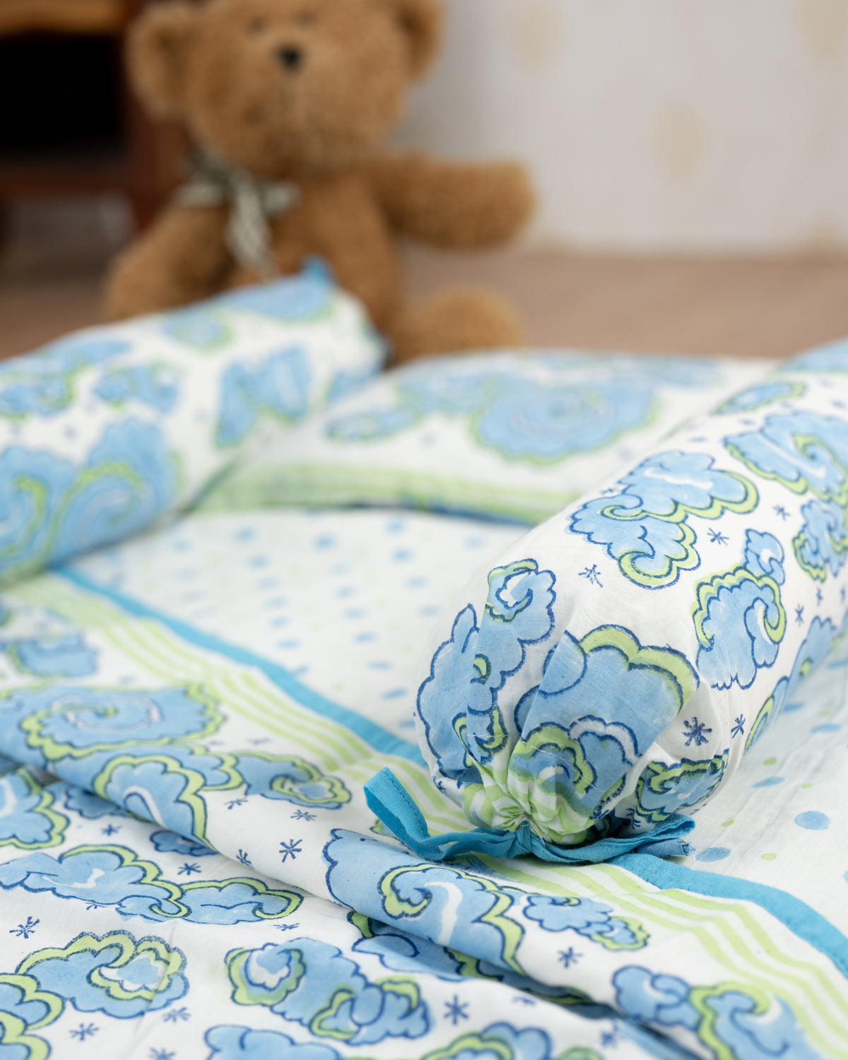 Aasmani Cotton Baby Bedding Set (6790496813155)