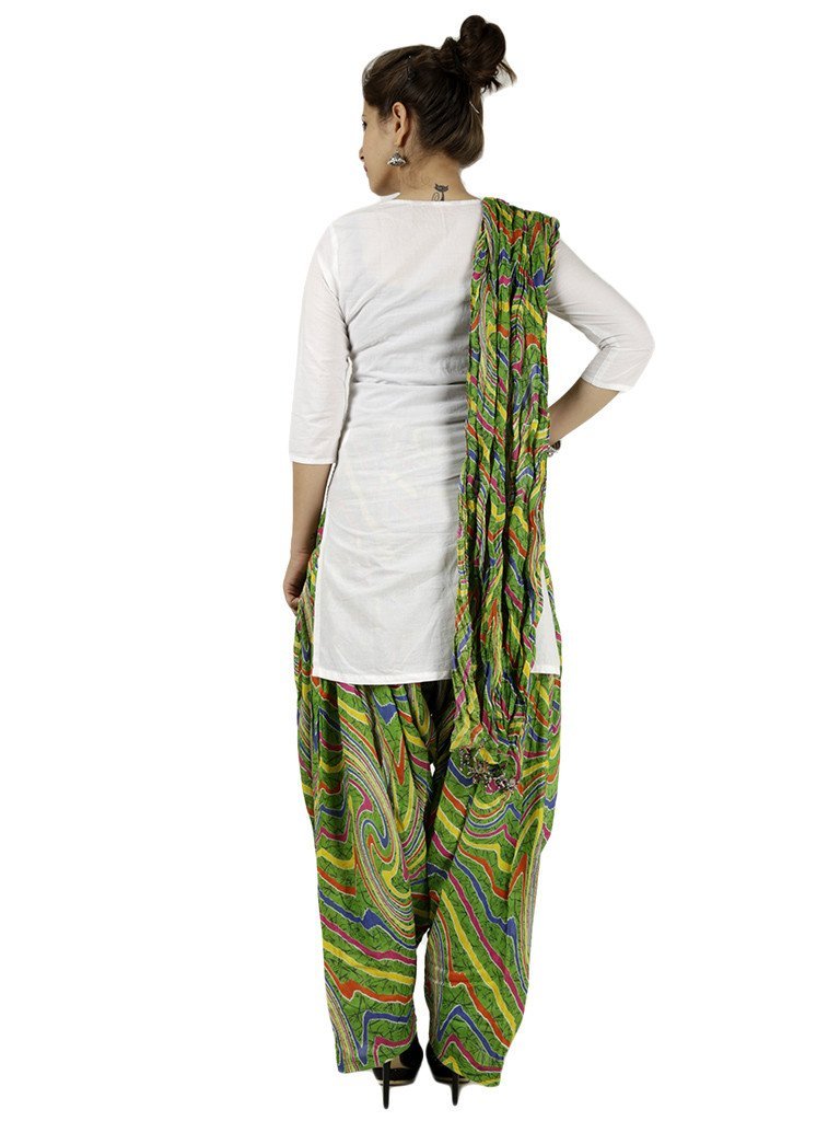 Cotton Salwar with Dupatta Leheriya (6645345473)